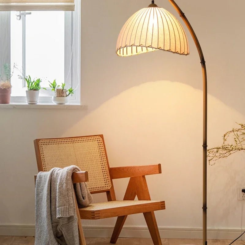 Lampadaire japonais en bambou Jinga - Lumeria