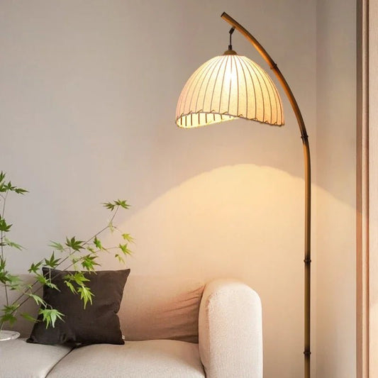 Lampadaire japonais en bambou Jinga - Lumeria