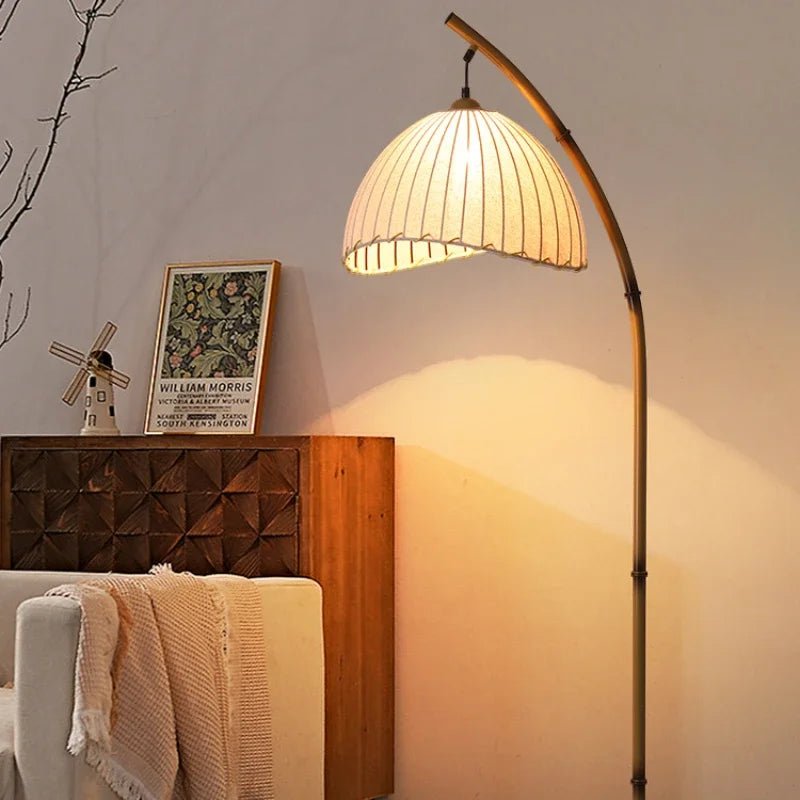 Lampadaire japonais en bambou Jinga - Lumeria