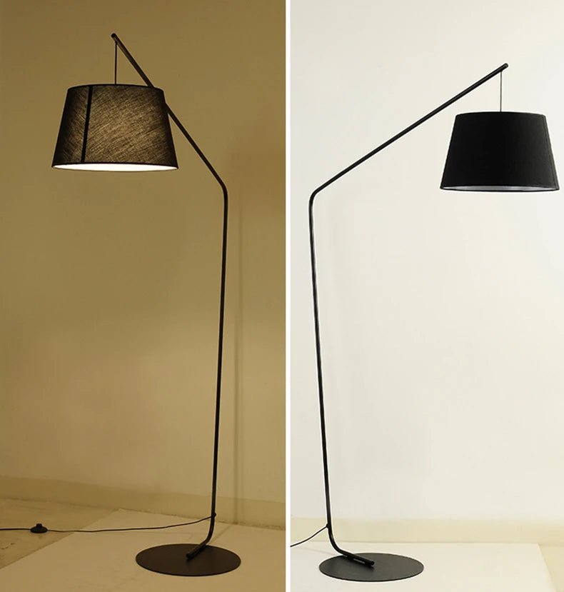 Lampadaire LED en métal télécommandé Pêche - Lumeria