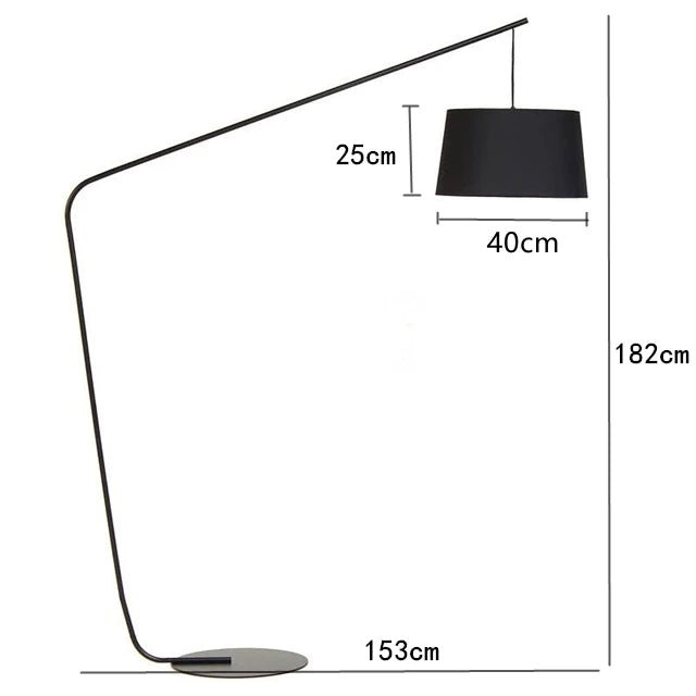 Lampadaire LED en métal télécommandé Pêche - Lumeria