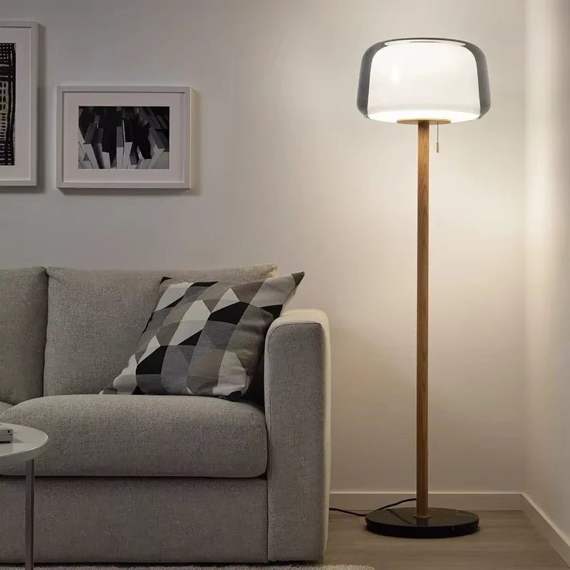 Lampadaire LED en verre Marbo - Lumeria