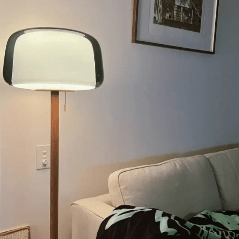 Lampadaire LED en verre Marbo - Lumeria