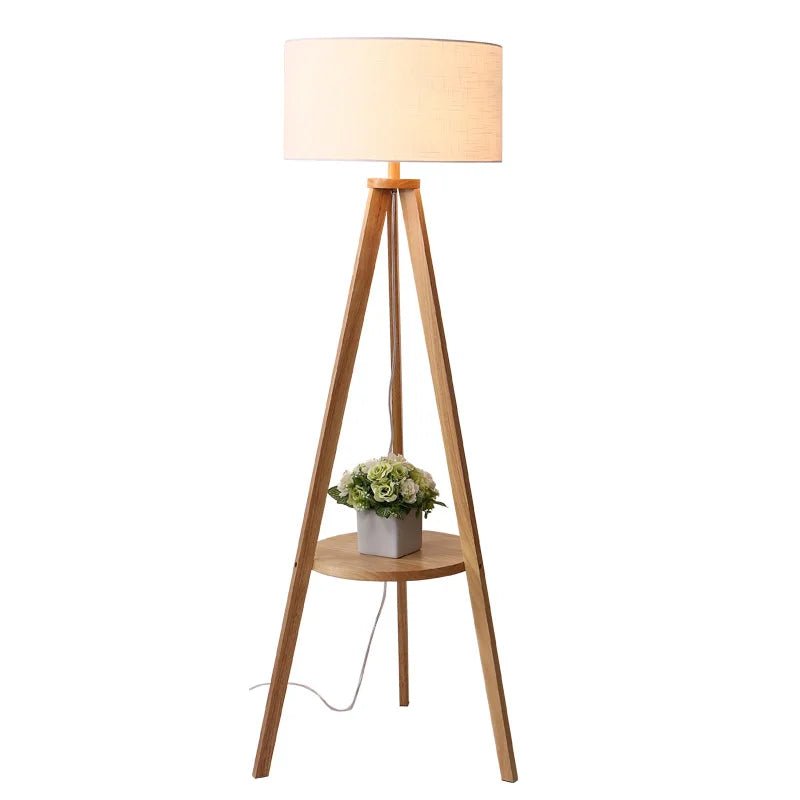 Lampadaire vertical en bois massif - Lumeria