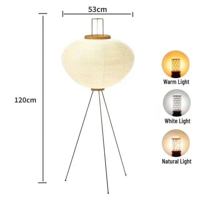 Lampadaire Vintage au style Japonais - Lumeria