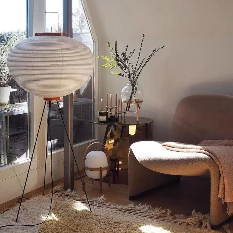 Lampadaire Vintage au style Japonais - Lumeria