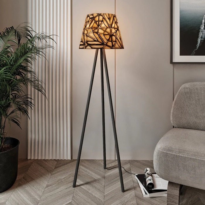 Lampe à pied en bois Scanvia - Lumeria