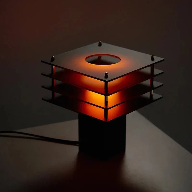 Lampe de bureau en acrylique motif arbre lumineux vintage doux - Lumeria