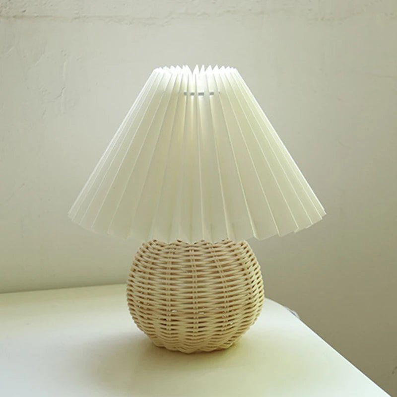 Lampe de table en céramique et tissu Tilène - Lumeria