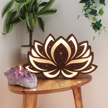 Lampe de Table en Forme de Fleur de Lotus - Lumeria