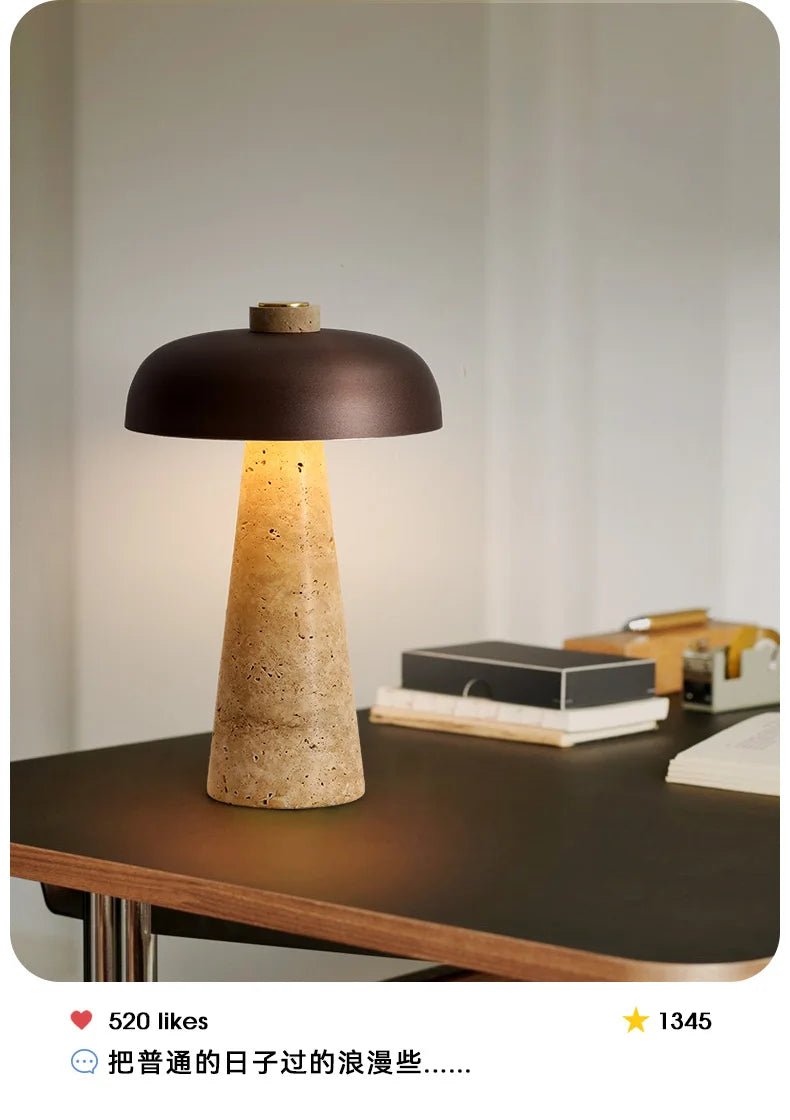 Lampe de table en marbre Bronx - Lumeria