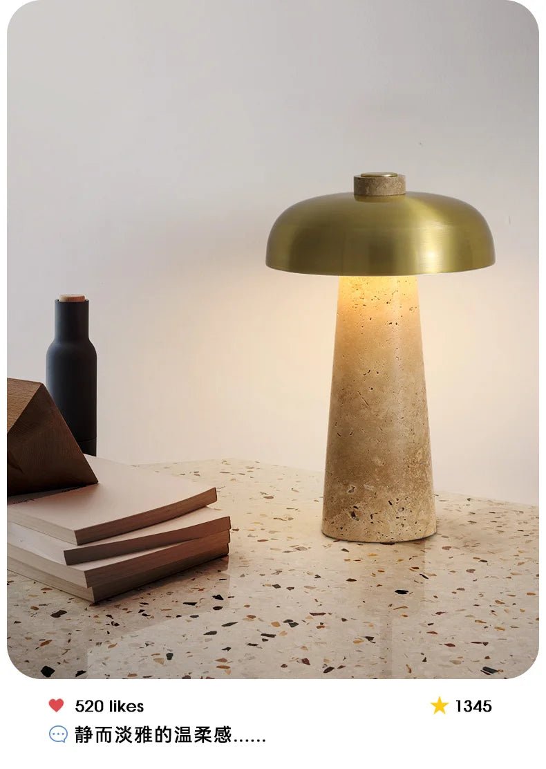 Lampe de table en marbre Bronx - Lumeria