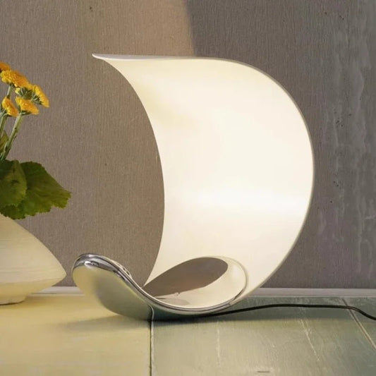 Lampe de table incurvée nordique en forme de lune - Lumeria