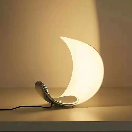 Lampe de table incurvée nordique en forme de lune - Lumeria