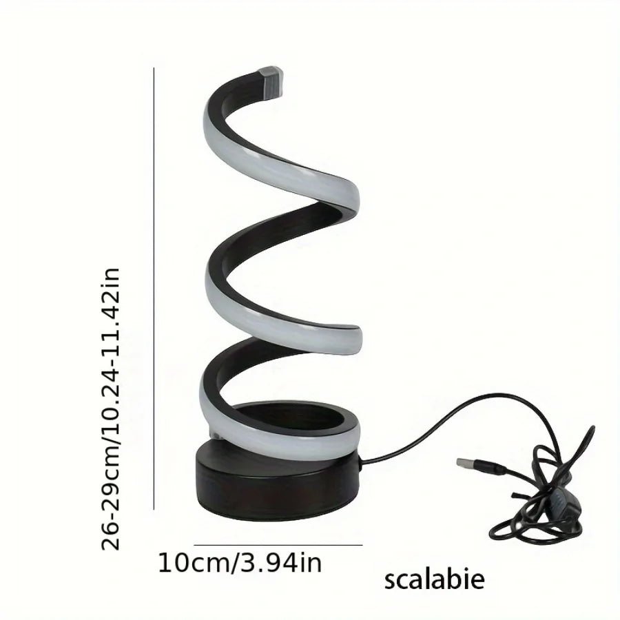 Lampe de table LED moderne Spirale - Lumeria