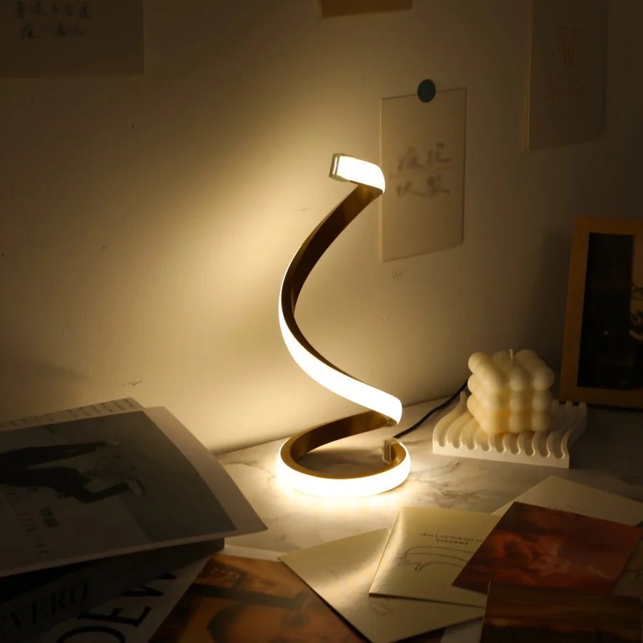 Lampe de table LED moderne Spirale - Lumeria