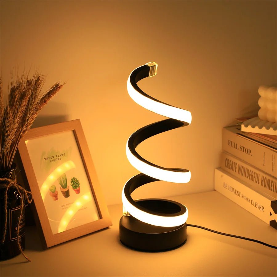 Lampe de table LED moderne Spirale - Lumeria