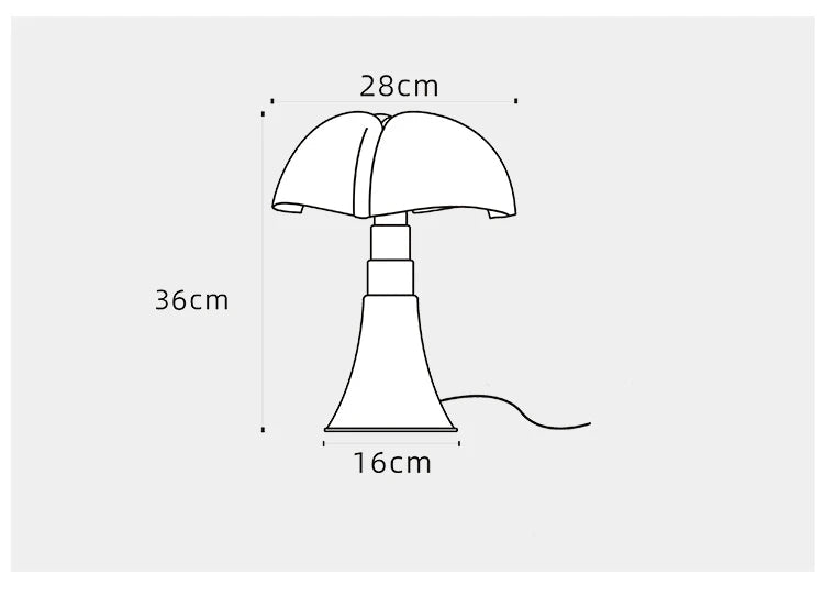 Lampe de table vintage Flora - Lumeria