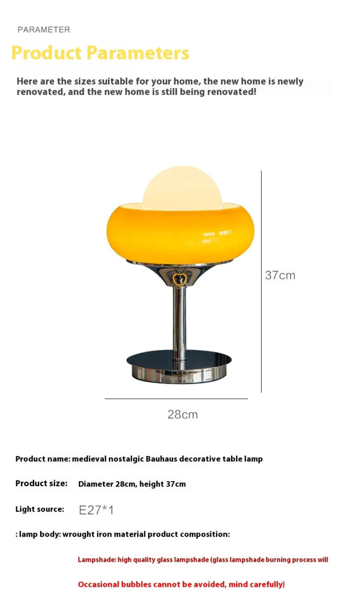 Lampe LED au design nordique rétro, luminaire décoratif d'intérieur, idéal pour une chambre à coucher, une salle à manger, une table, ou une tête de lit - Lumeria