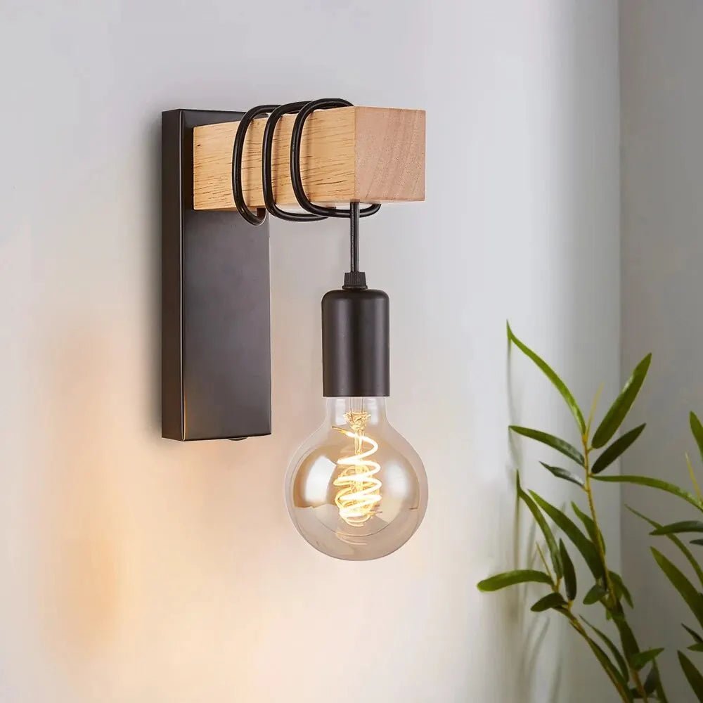 Lampe murale en bois Jilla - Lumeria