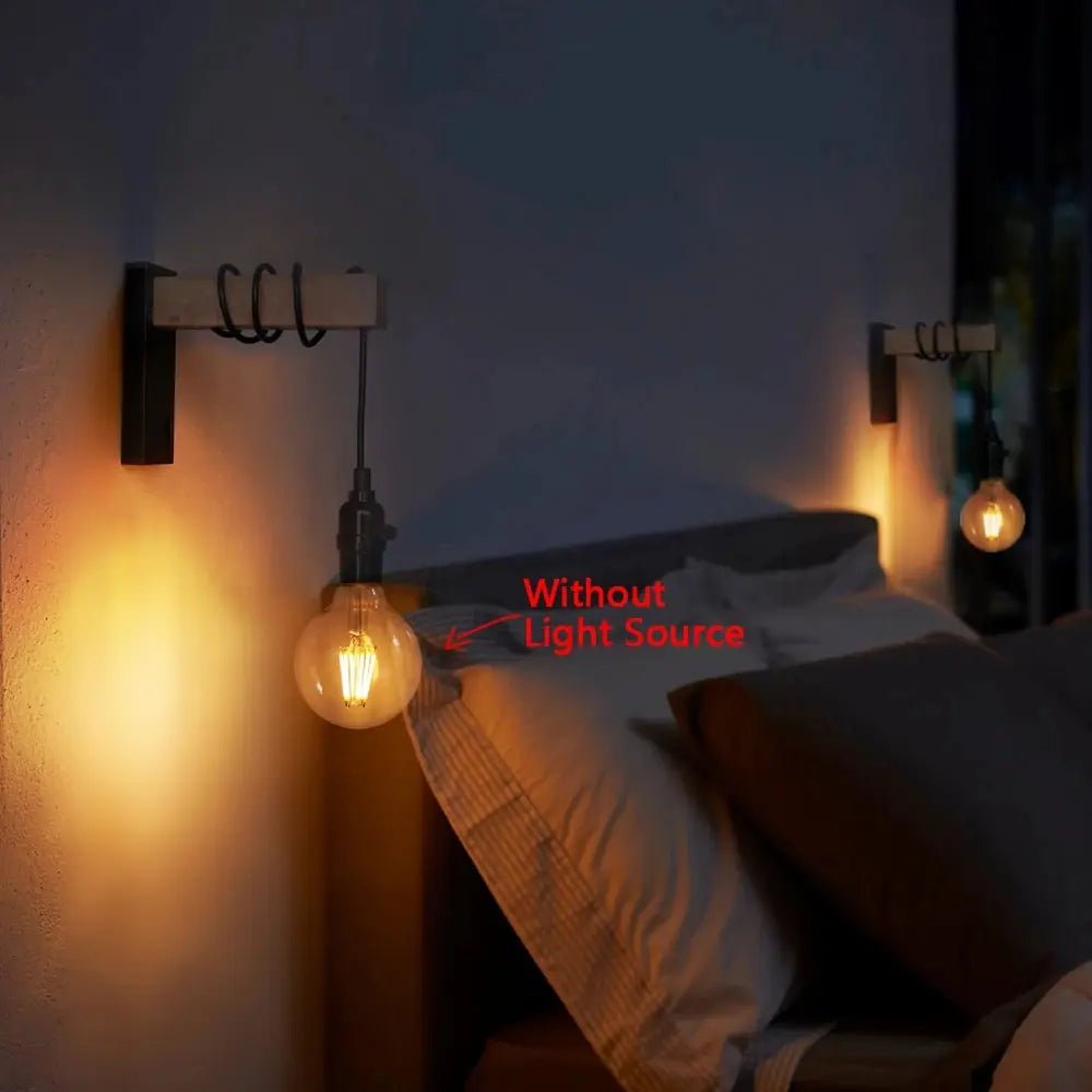 Lampe murale en bois Jilla - Lumeria