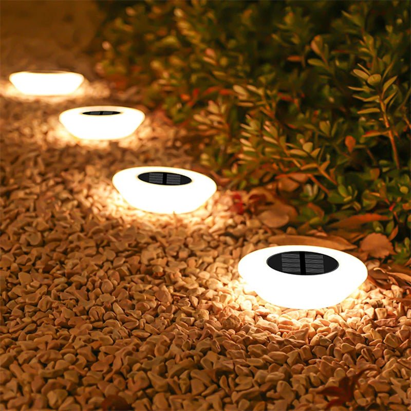 Lampe solaire au sol IP65 à LED pour jardin et allée - Lumeria