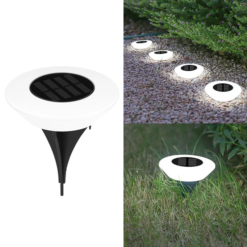 Lampe solaire au sol IP65 à LED pour jardin et allée - Lumeria