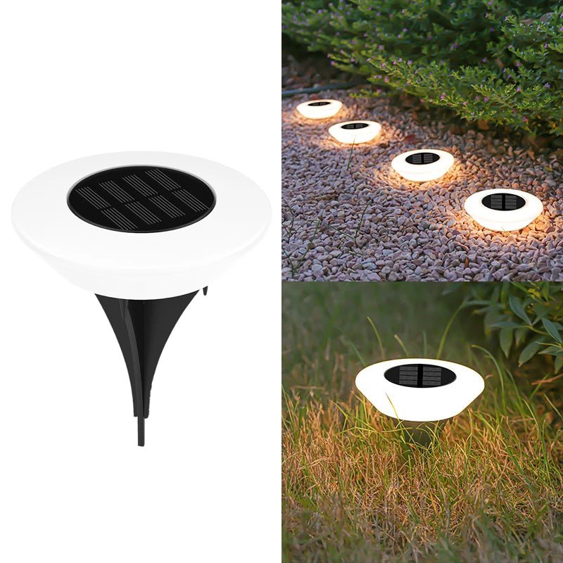 Lampe solaire au sol IP65 à LED pour jardin et allée - Lumeria