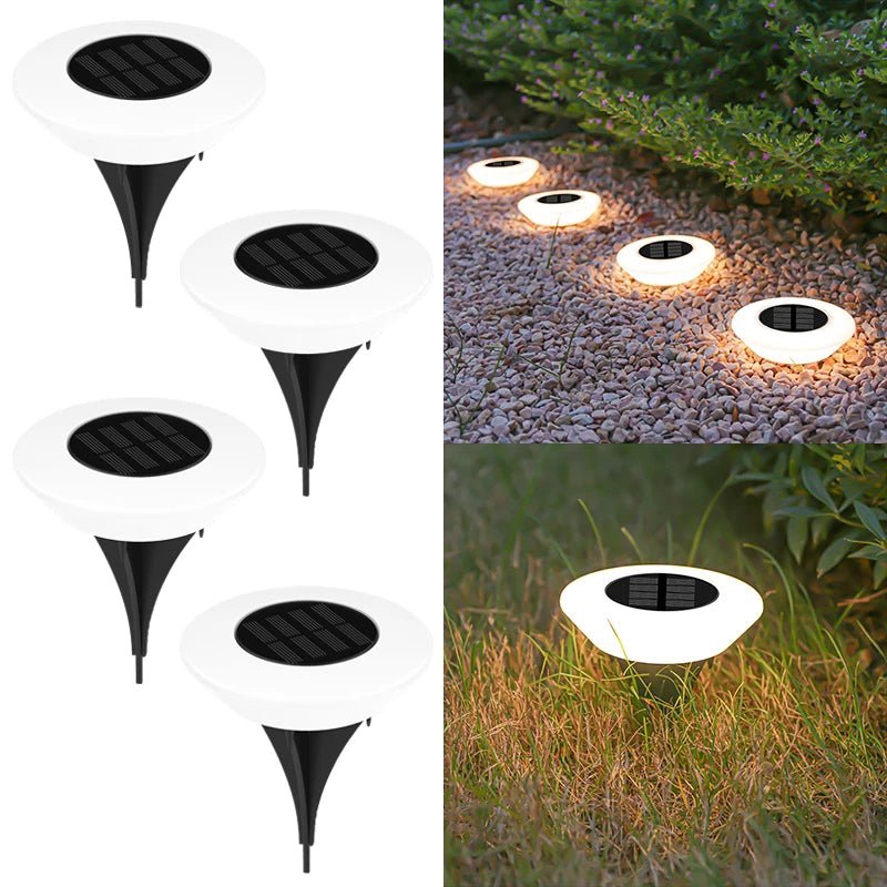 Lampe solaire au sol IP65 à LED pour jardin et allée - Lumeria