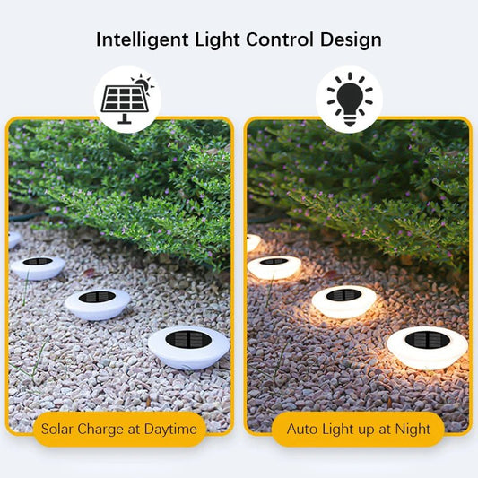 Lampe solaire au sol IP65 à LED pour jardin et allée - Lumeria