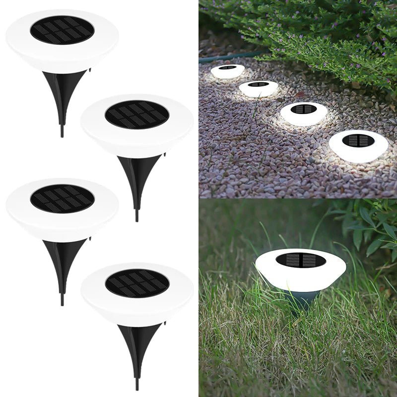 Lampe solaire au sol IP65 à LED pour jardin et allée - Lumeria
