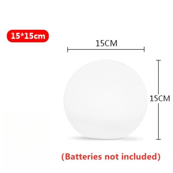 Lampe solaire extérieure sphérique LED dimmable à télécommande - Lumeria