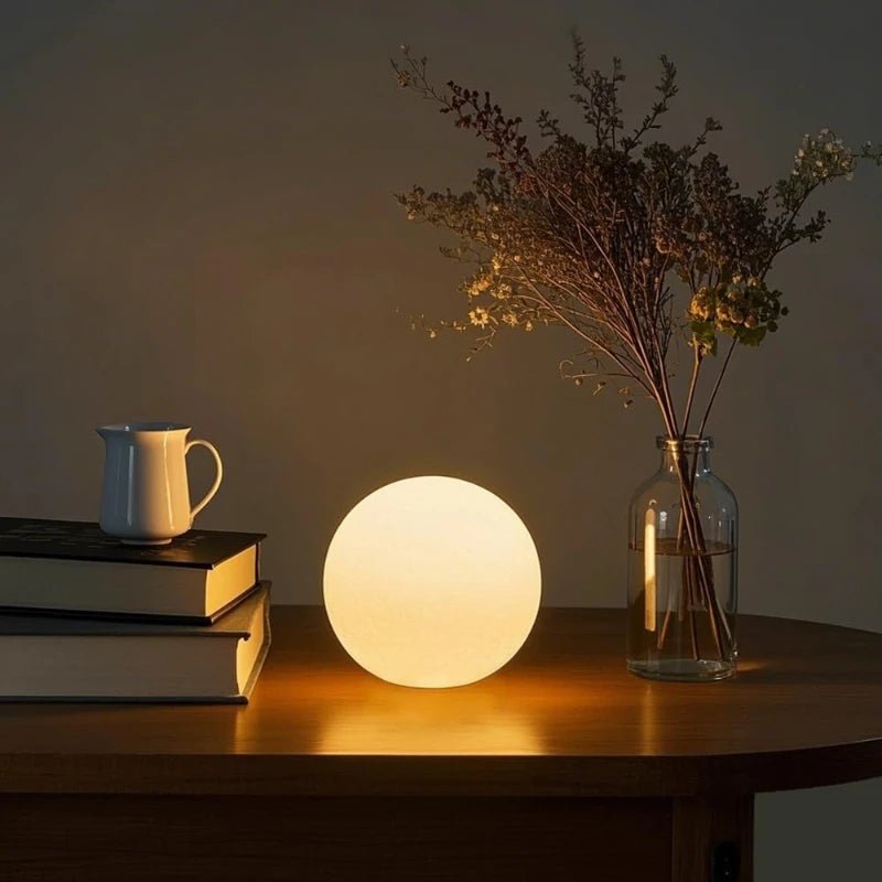 Lampe solaire extérieure sphérique LED dimmable à télécommande - Lumeria