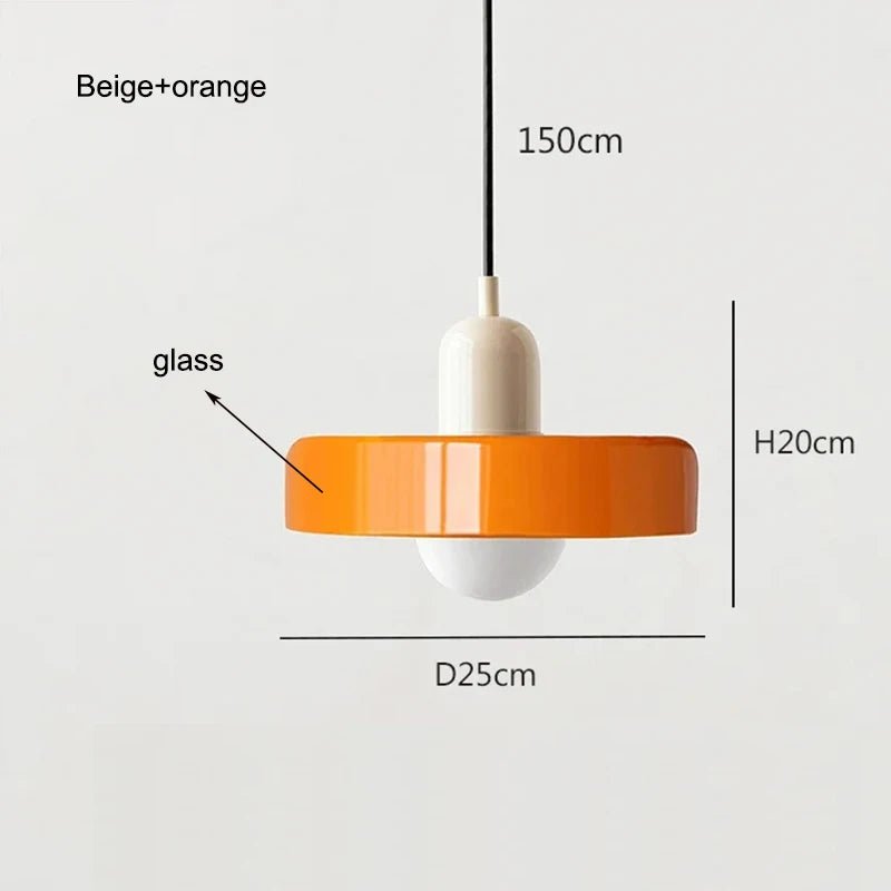 Nordic Retro Glass Chandelier Living Room Dining Room Bedroom KitchenModern Lighting Decoration Retro Lighting Fixture E27LED - Lumeria