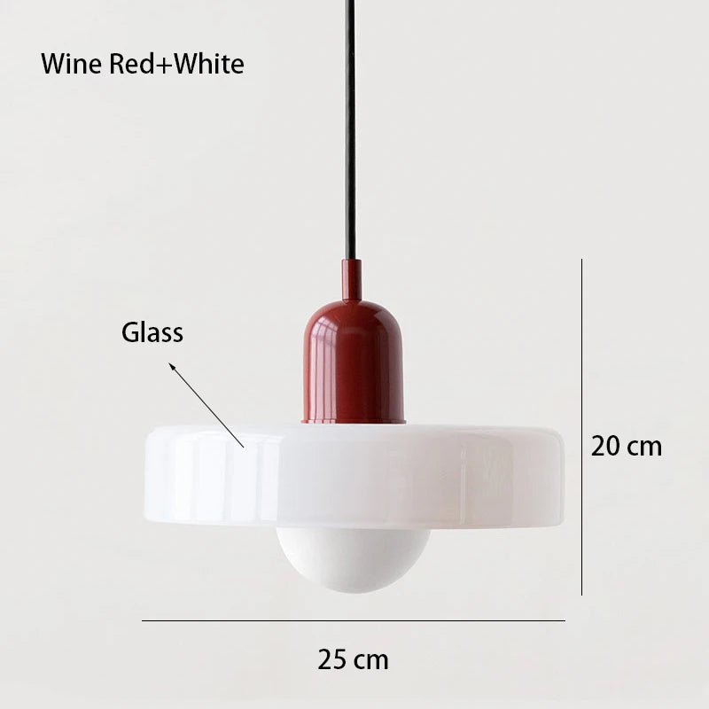 Nordic Retro Glass Chandelier Living Room Dining Room Bedroom KitchenModern Lighting Decoration Retro Lighting Fixture E27LED - Lumeria