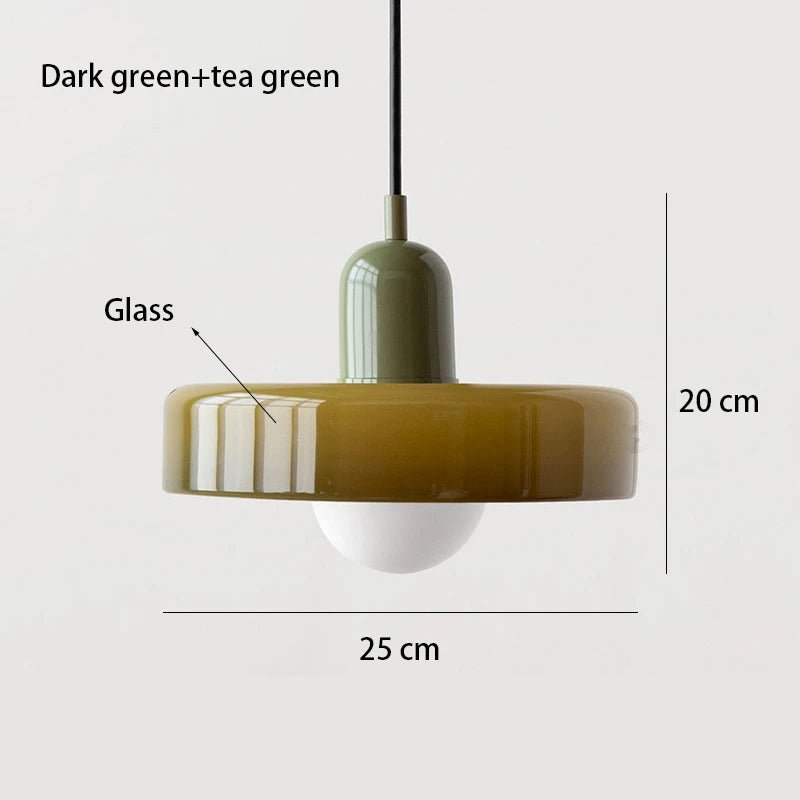 Nordic Retro Glass Chandelier Living Room Dining Room Bedroom KitchenModern Lighting Decoration Retro Lighting Fixture E27LED - Lumeria