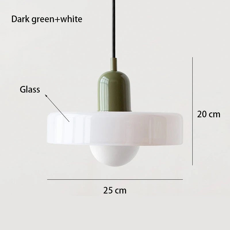 Nordic Retro Glass Chandelier Living Room Dining Room Bedroom KitchenModern Lighting Decoration Retro Lighting Fixture E27LED - Lumeria