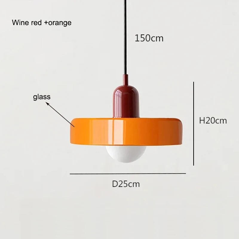 Nordic Retro Glass Chandelier Living Room Dining Room Bedroom KitchenModern Lighting Decoration Retro Lighting Fixture E27LED - Lumeria