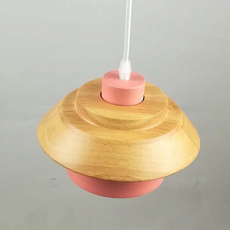 pendant light led pendant fixture hanging kitchen lamp dining room lamp E27 dinning room lights wood pendant lamp modern lustre - Lumeria