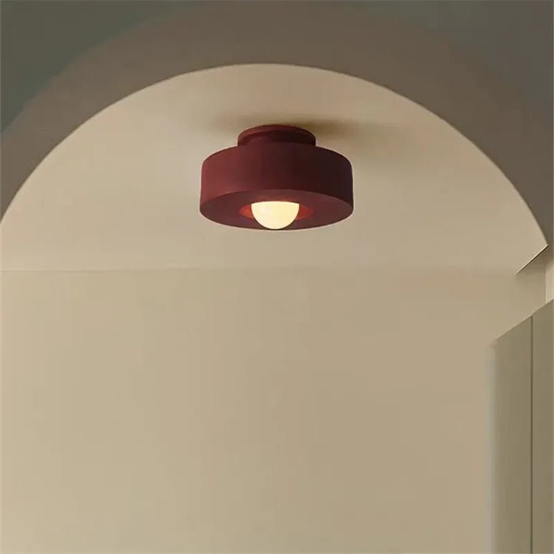 Petite lampe de plafond minimaliste à LED ronde Simon - Lumeria