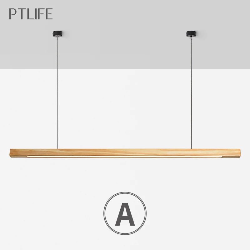 Plafonnier LED en Bois group au Design Nordique, Luminaire Décoratif d'Nik, Idéal pour un Salon, une Cuisine, un Bar ou une Salle à Manger - Lumeria