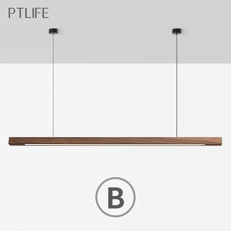 Plafonnier LED en Bois group au Design Nordique, Luminaire Décoratif d'Nik, Idéal pour un Salon, une Cuisine, un Bar ou une Salle à Manger - Lumeria