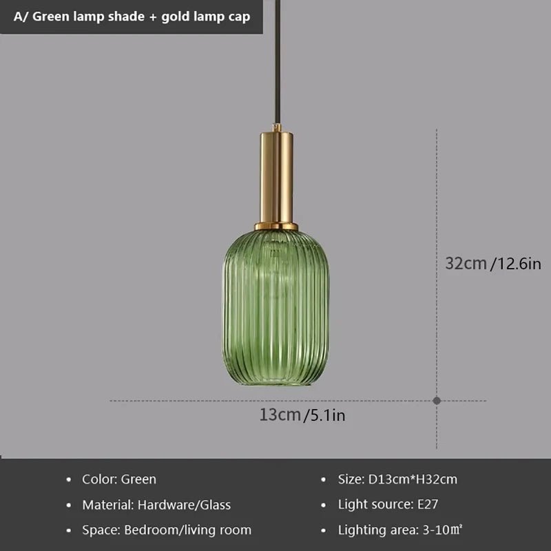Suspension en verre fumé perforé avec câble réglable E27 - Lumeria