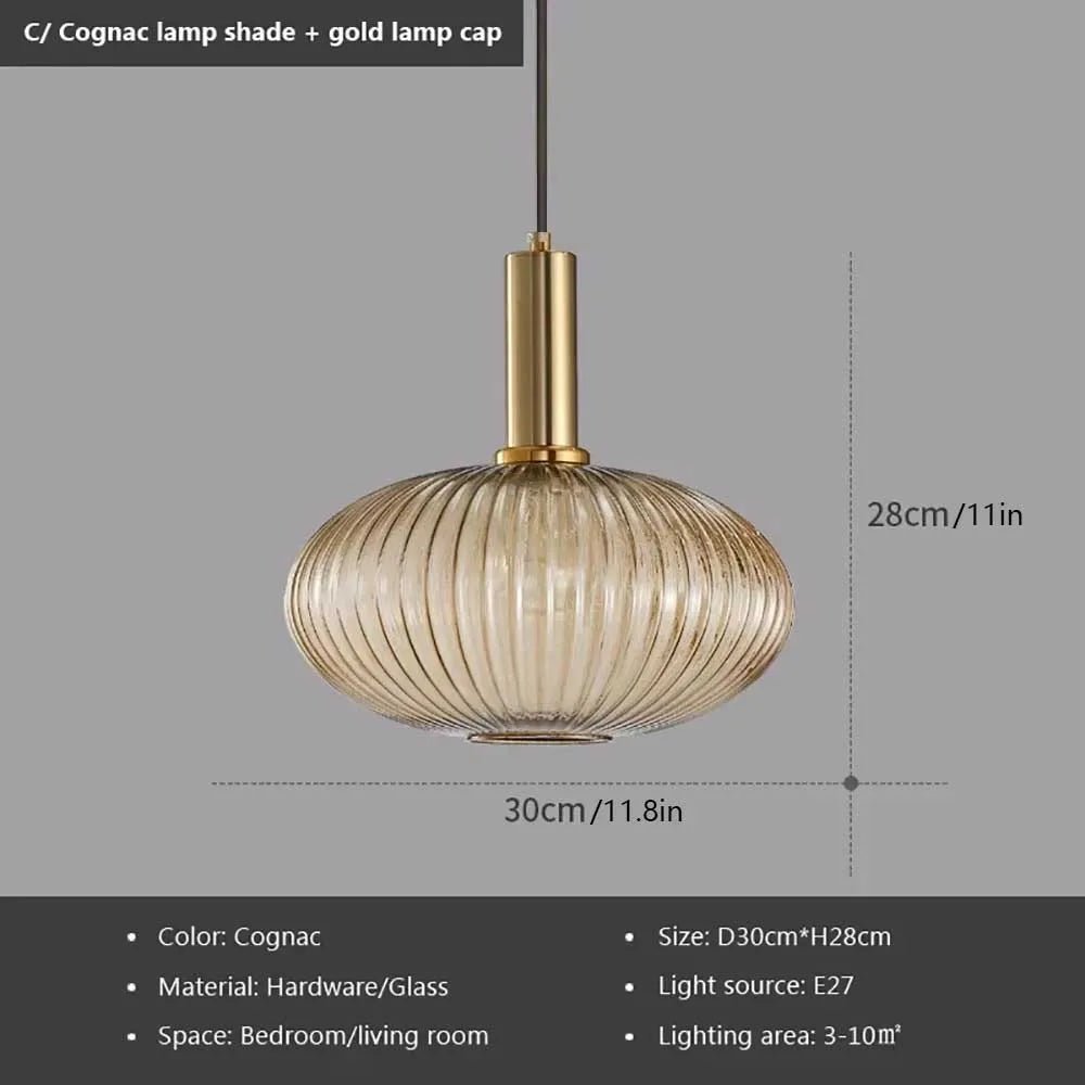 Suspension en verre fumé perforé avec câble réglable E27 - Lumeria