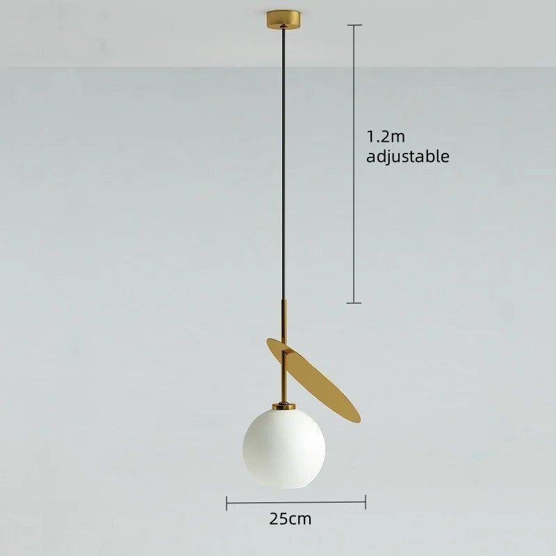 Suspension en verre soufflé forme cerise avec LED réglable - Lumeria